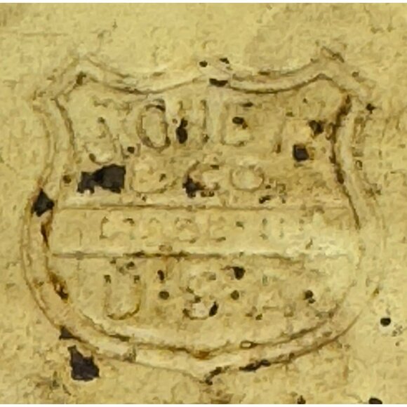 Vintage J. Chen & Co. Rustic Recipe Card Tin Box Retro Bicentennial Kitsch 1970s - Picture 5 of 10